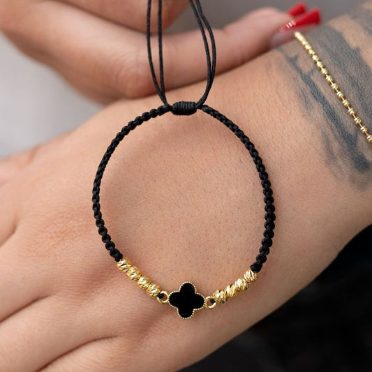 Manillas Pareja ITALY 4MM + HERRAJE CLOVER (Viene el Par)