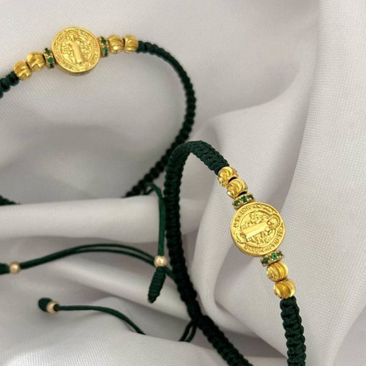 Manillas Pareja NUEVO SAN BENITO + RÓNDELES CIRCONES VERDES (Viene el Par)