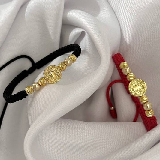 Manillas Pareja SAN BENITO ABAD + BALINES COMBINADOS (Viene el Par)