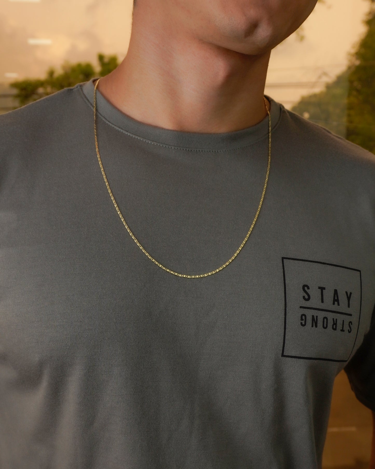 Cadena Hombre Escalera Plana 65cm