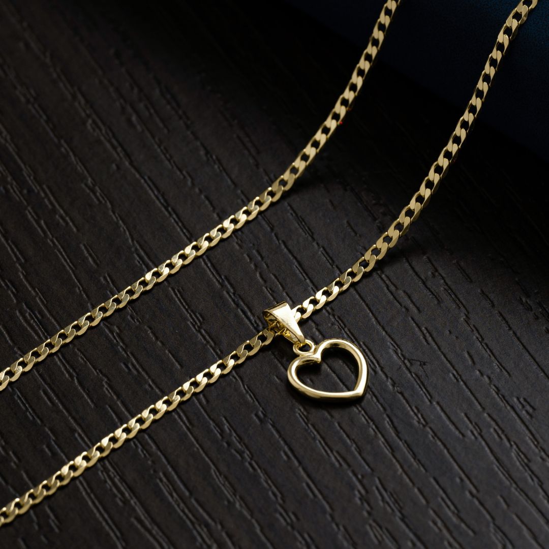 Dije Dama Corazon Silueta