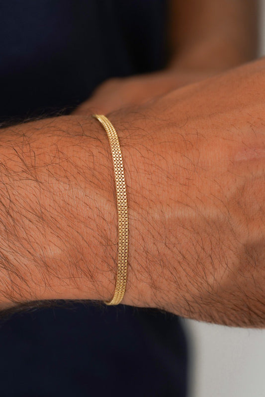 Pulsera hombre Veneciana 3mm 20cm
