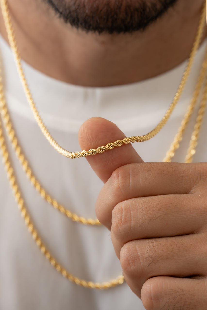 Cadena Hombre Lazo 3mm 65cm