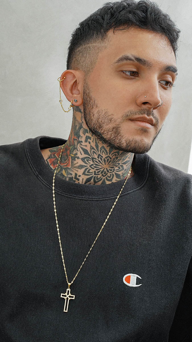 Cadena Hombre Espejo Cuadrada 65cm (Dije va por separado)