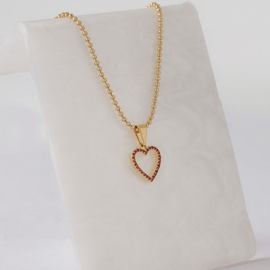 Dije Dama Amour Verde Y Rojo