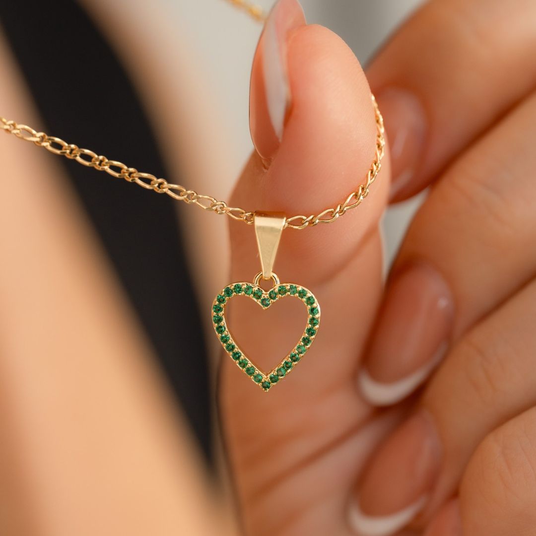 Dije Dama Amour Verde Y Rojo