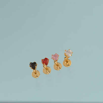 Areta dama circón corazón