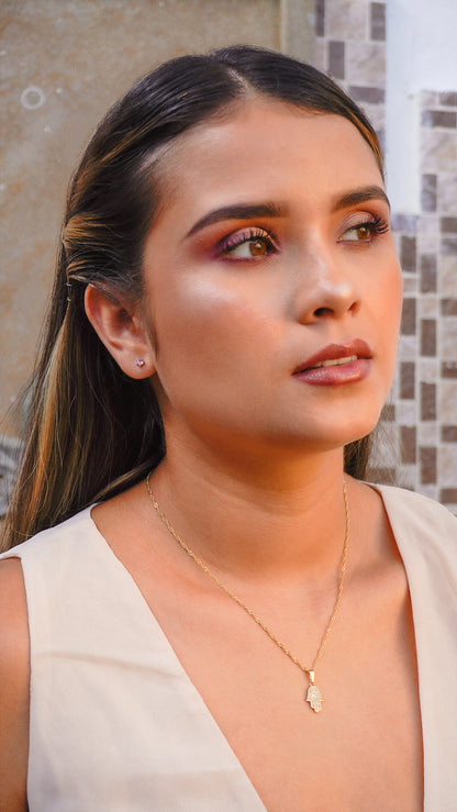 Areta dama circón corazón