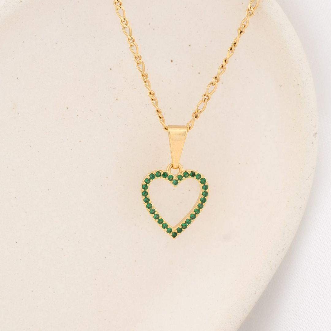 Dije Dama Amour Verde Y Rojo