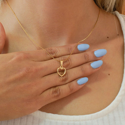 Dije Dama Corazon Silueta