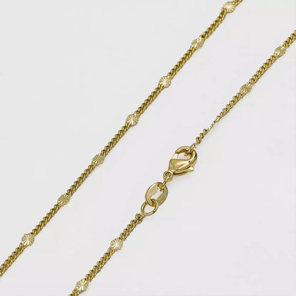 Cadena Dama Cubana Sol 45cm (el dije va por aparte)