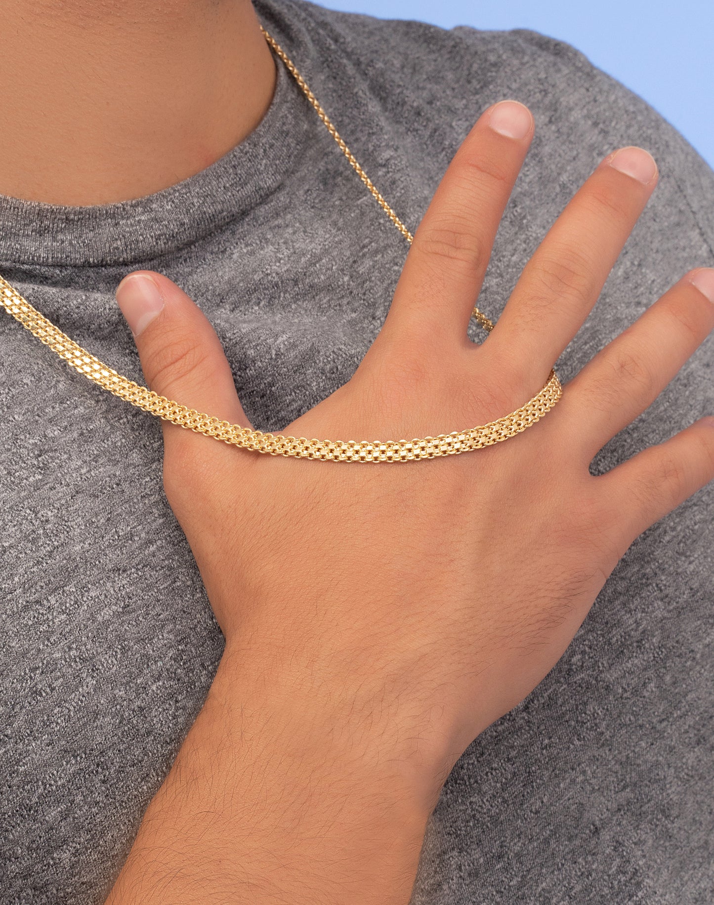 Cadena Hombre Chinesca doble carril 65cm