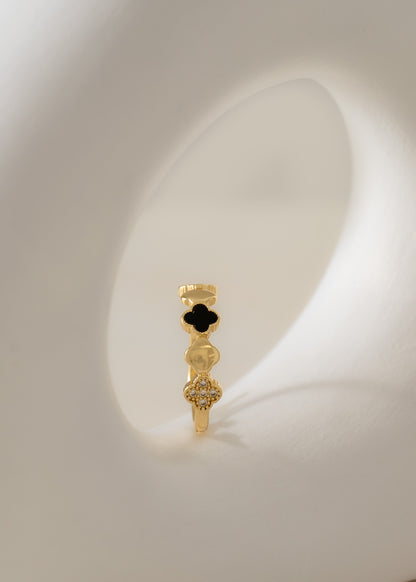 Anillo Trebol Ajustable