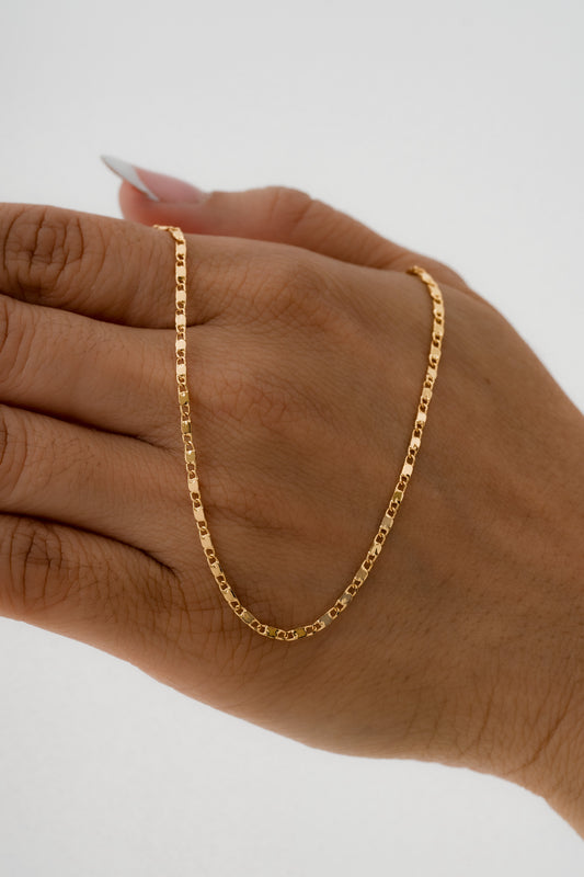 Cadena Dama Plana Punteras 45cm