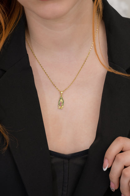 Cadena Dama Espejo Cuadrada 45cm (El dije va por separado)