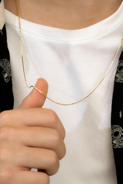 Cadena Hombre Cordon cuadrado 1.5mm 65cm (Dije va por Separado)