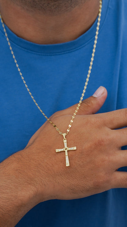 Cadena Hombre Espejo Cuadrada 65cm (Dije va por separado)