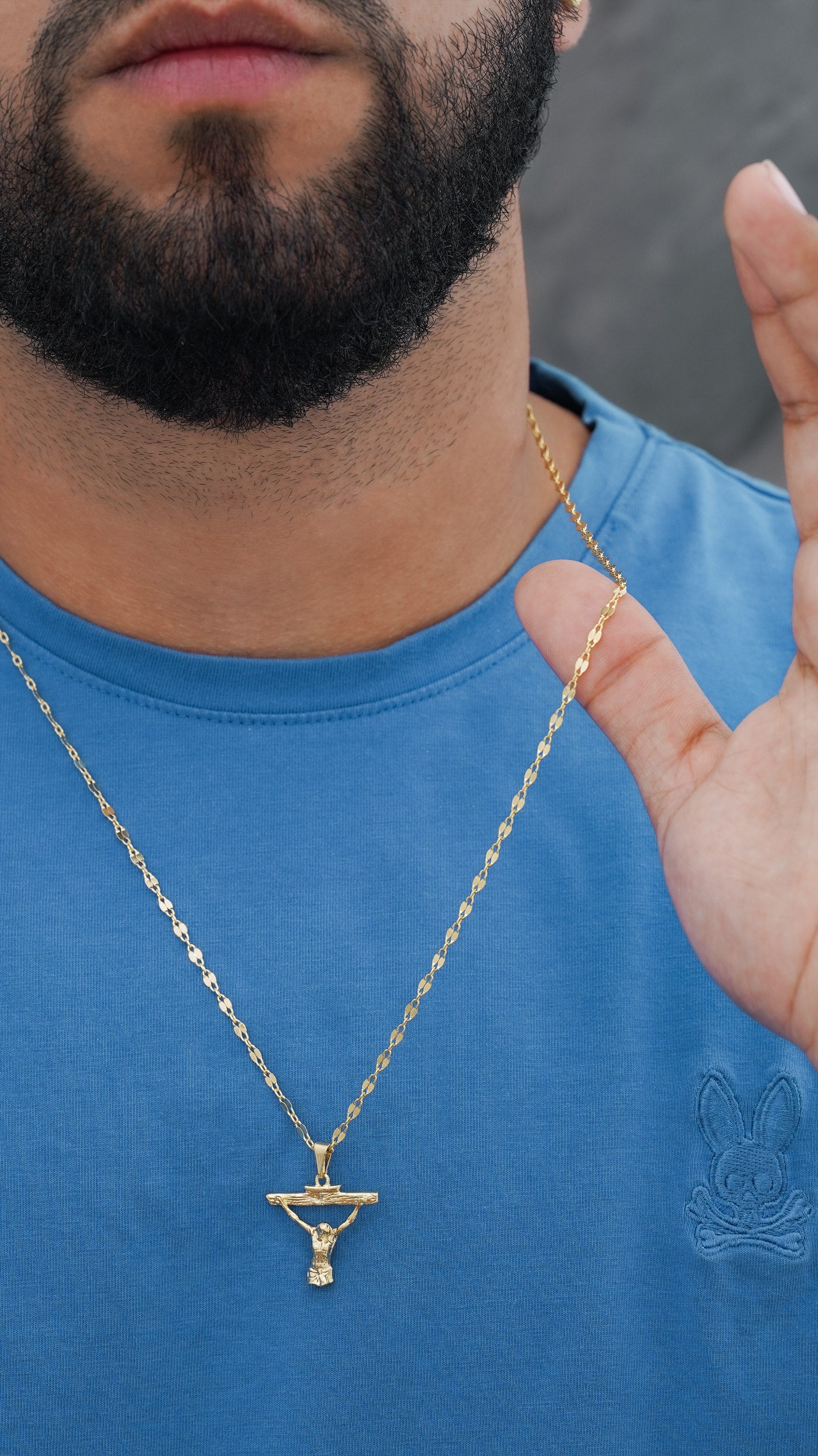 Cadena Hombre Espejo Cuadrada 65cm (Dije va por separado)