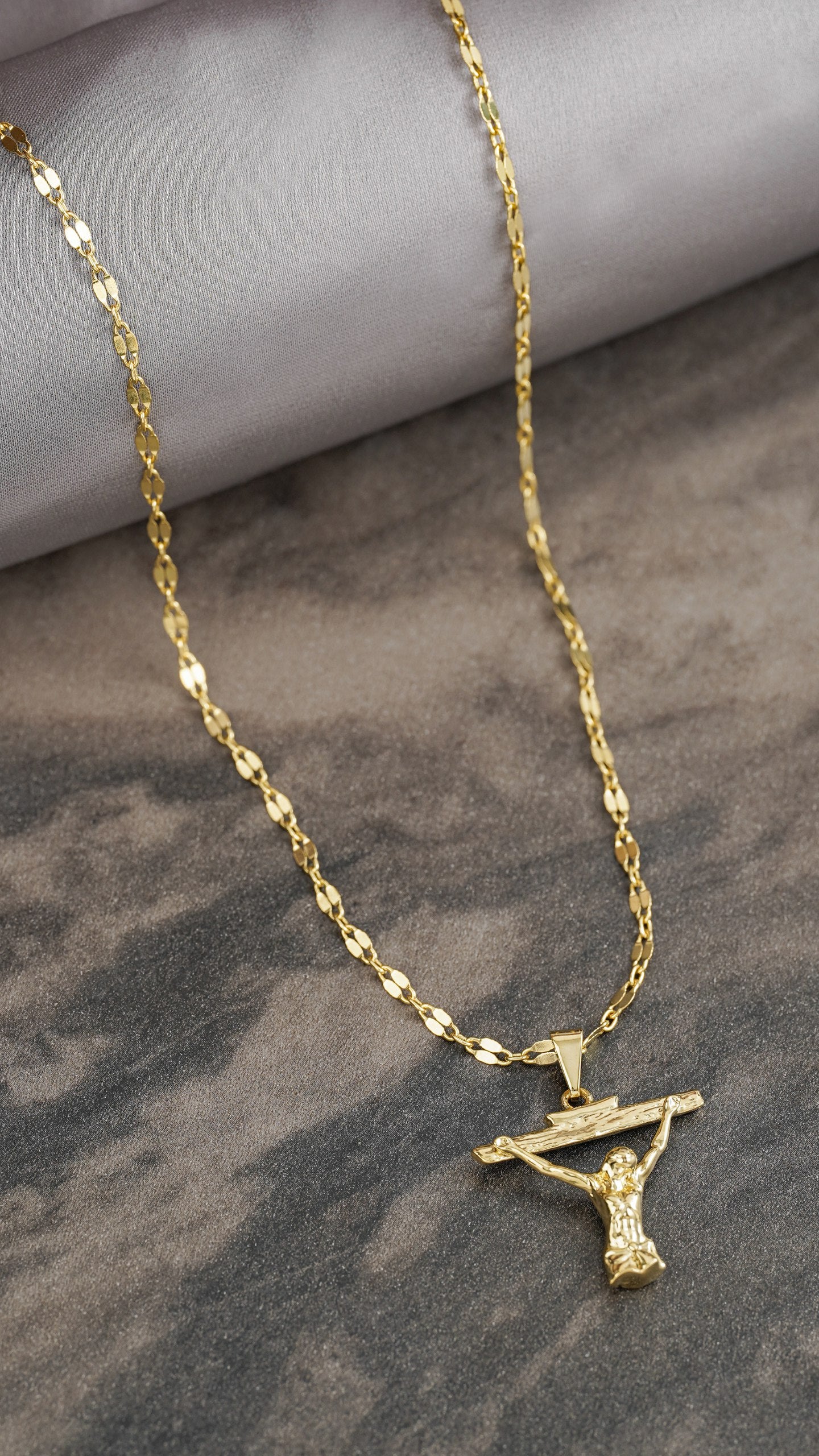 Cadena Hombre Espejo Cuadrada 65cm (Dije va por separado)