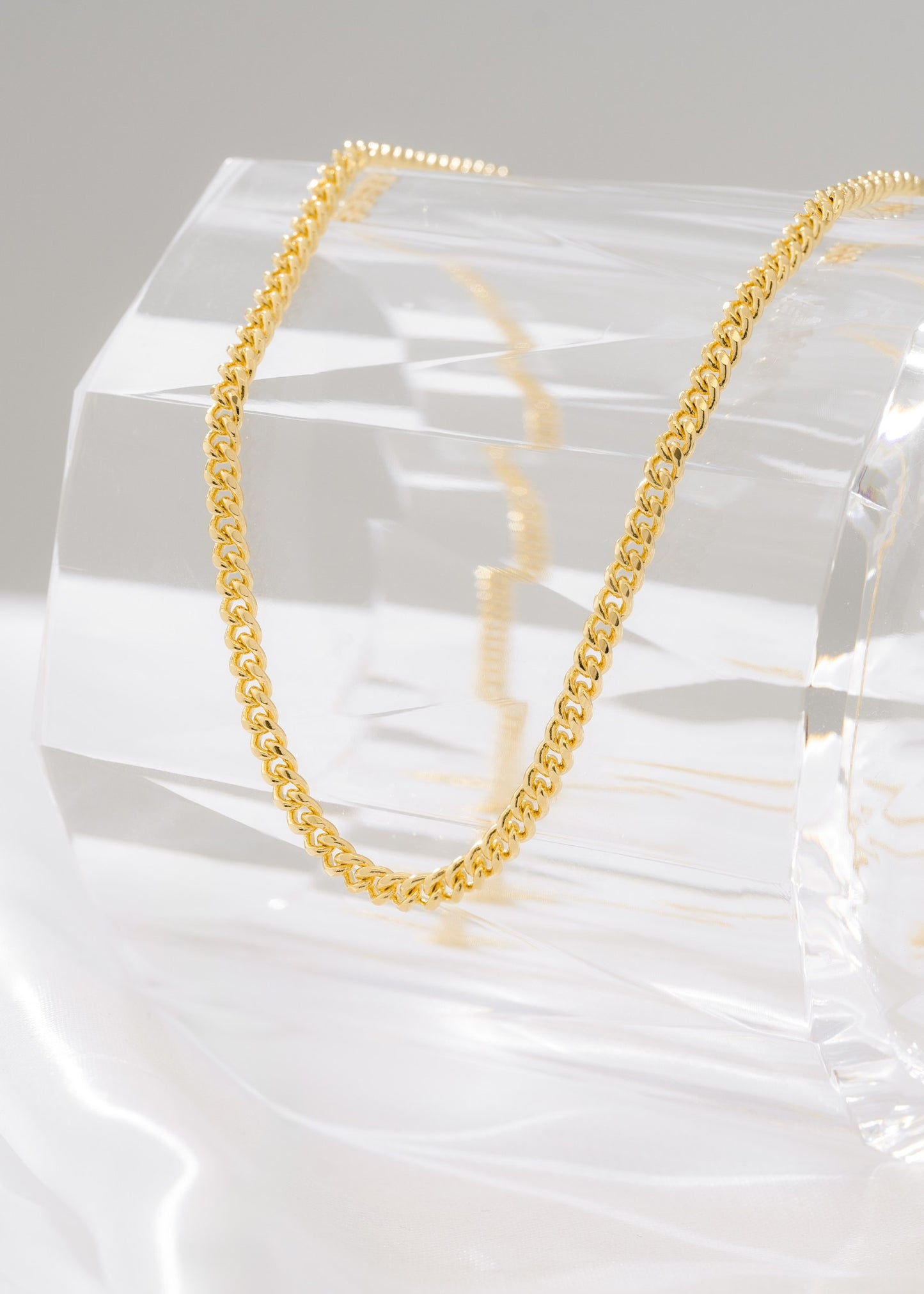 Cadena Hombre Eslabon 4mm 65cm (dije va por separado)