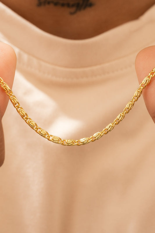 Cadena Hombre Caracol Gruesa 65cm (Dije Va por separado)