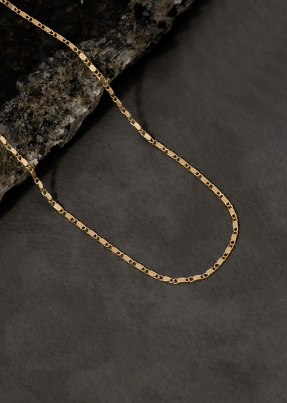 Cadena Dama Plana Punteras 45cm