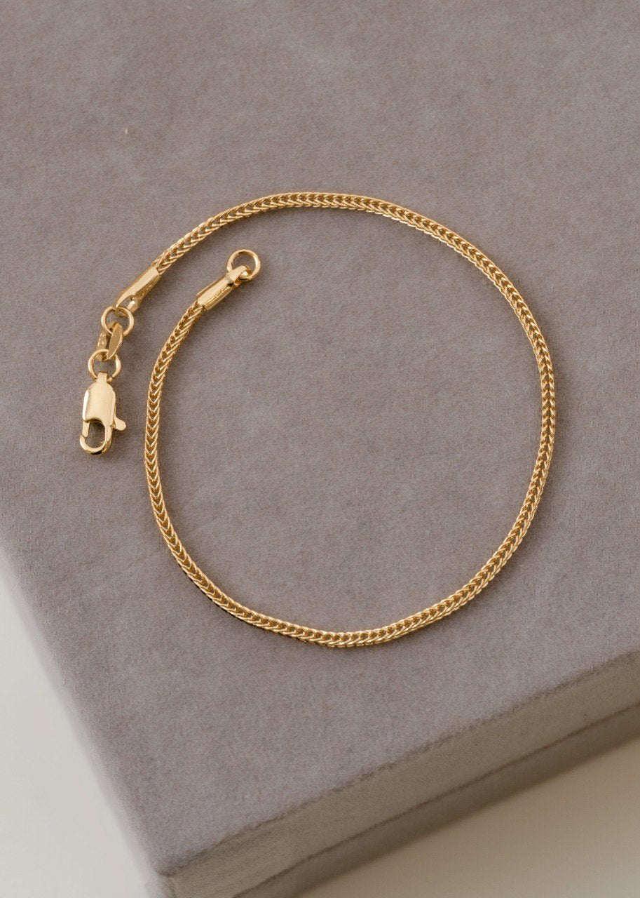 Pulsera hombre cuadrada 20cm