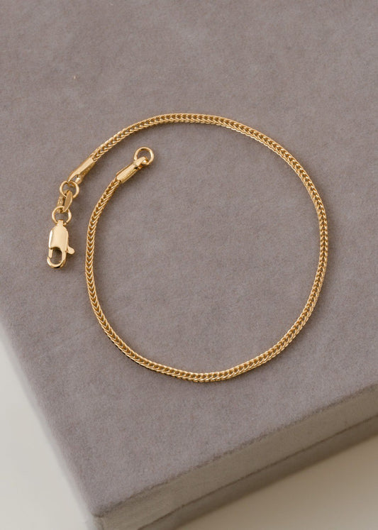 Pulsera hombre cuadrada 20cm