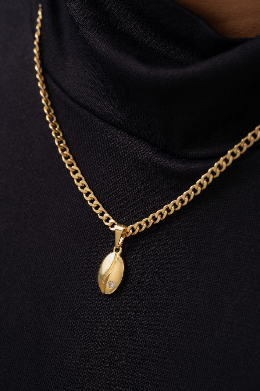 Cadena Dama Cubana 3mm 45cm (El dije va por separado)