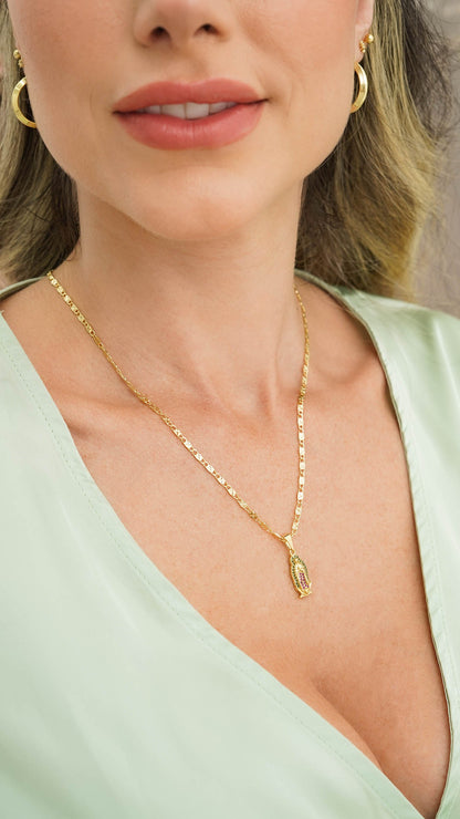 Cadena Dama Destellos 45cm 2,5milimetros(El dije va por Separado)