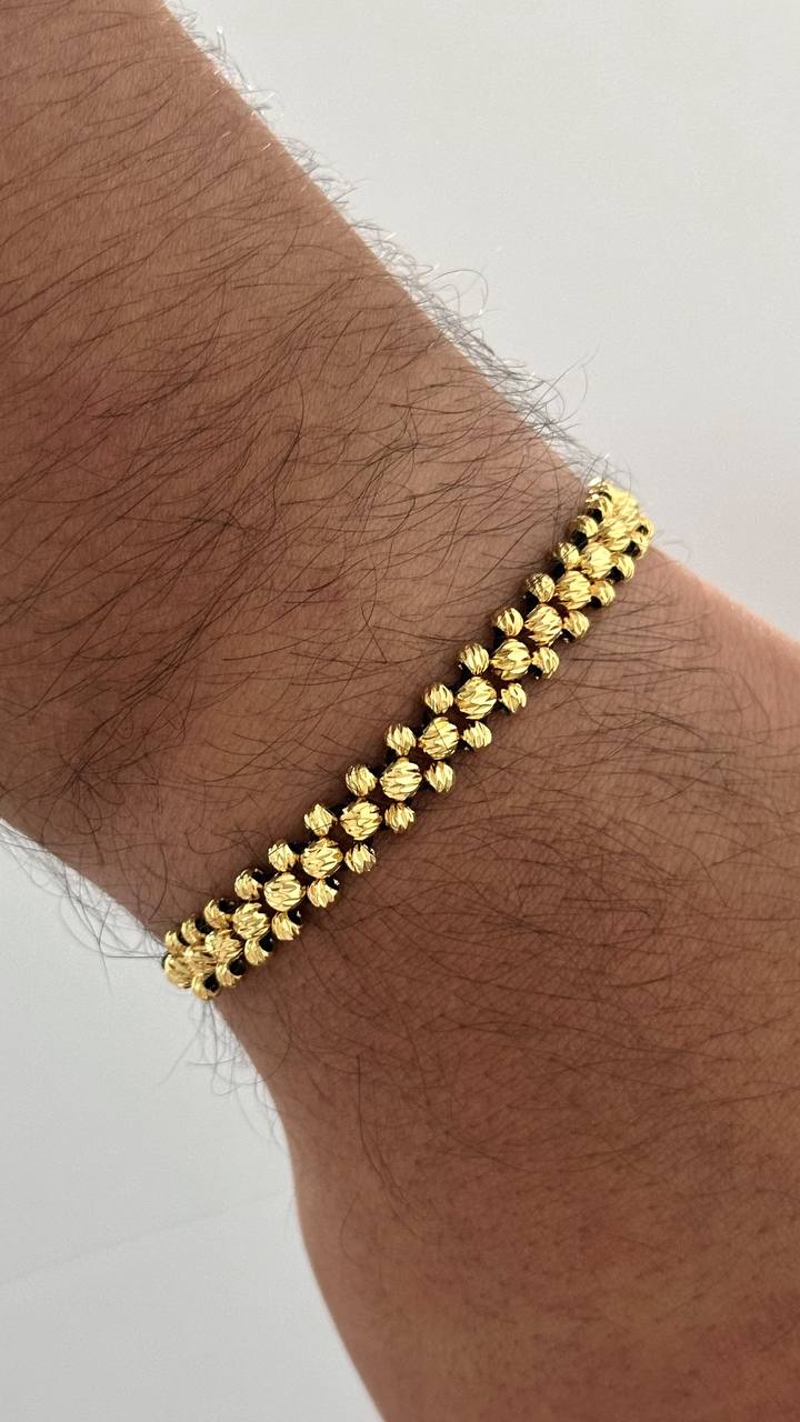 Manilla Hombre en tejido diseño maya