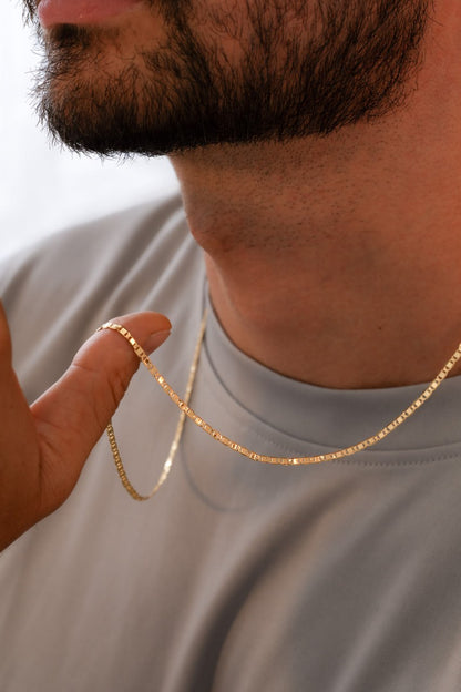 Combo Hombre Cadena Escalera + Topo Rolex