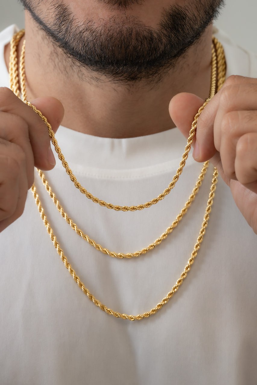 Cadena Hombre Lazo 3mm 65cm