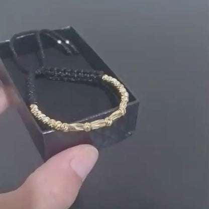 Manilla Hombre Canutillo Italiano y Balin 4mm diseño Italy