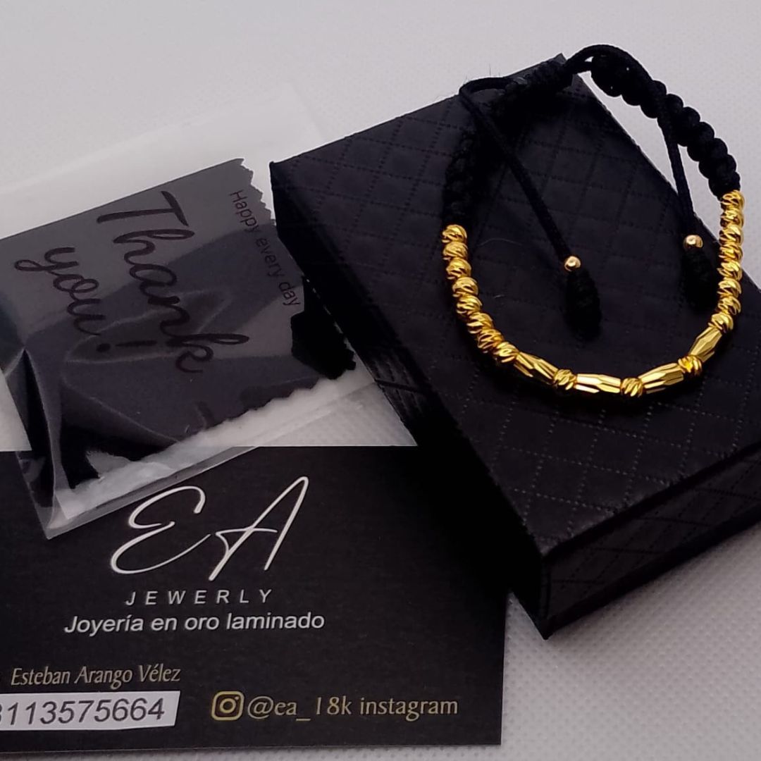 Manilla Hombre Canutillo Italiano y Balin 4mm diseño Italy